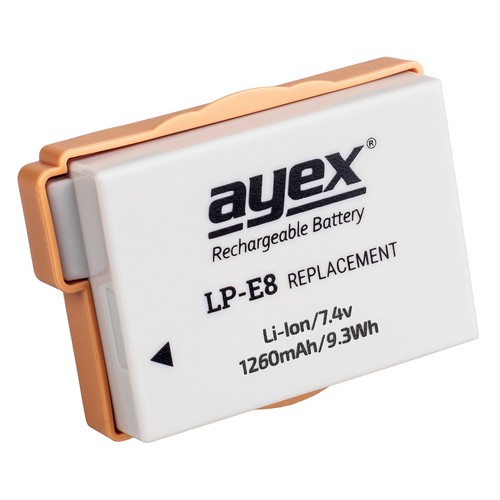 Batteria ayex per - lp-e8,