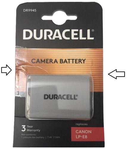 Batteria ricaricabile duracell - batteria,