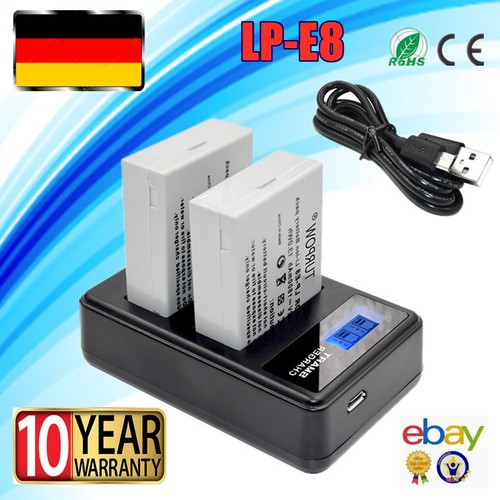 Batteria doppio - lp-e8, +