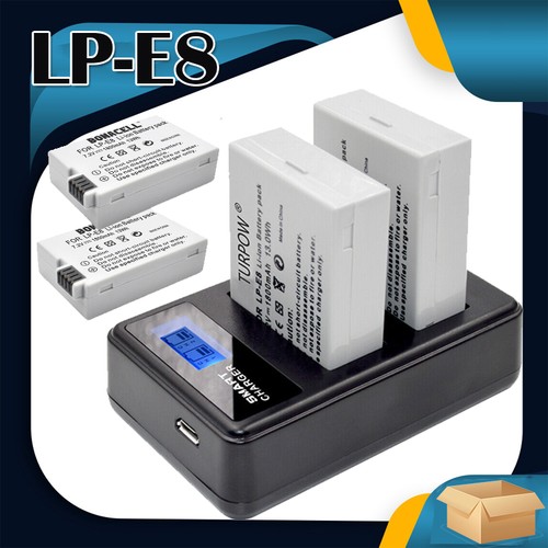 Set batteria e8 e - batteria, lp-e8
