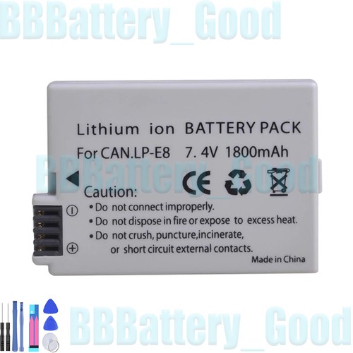 Batteria per canon - 1x, lp-e8